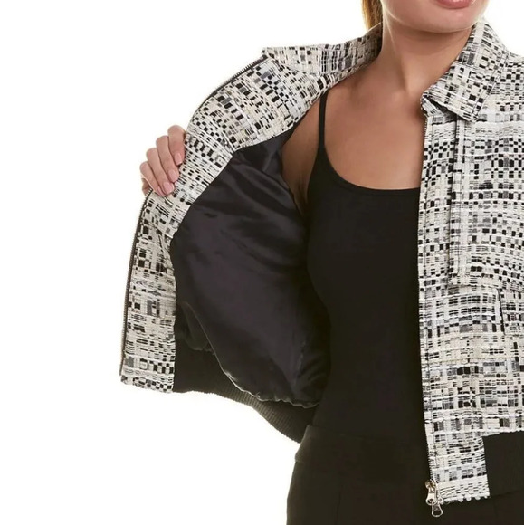 Badgley Mischka Black and White Blazer - Picture 2 of 16